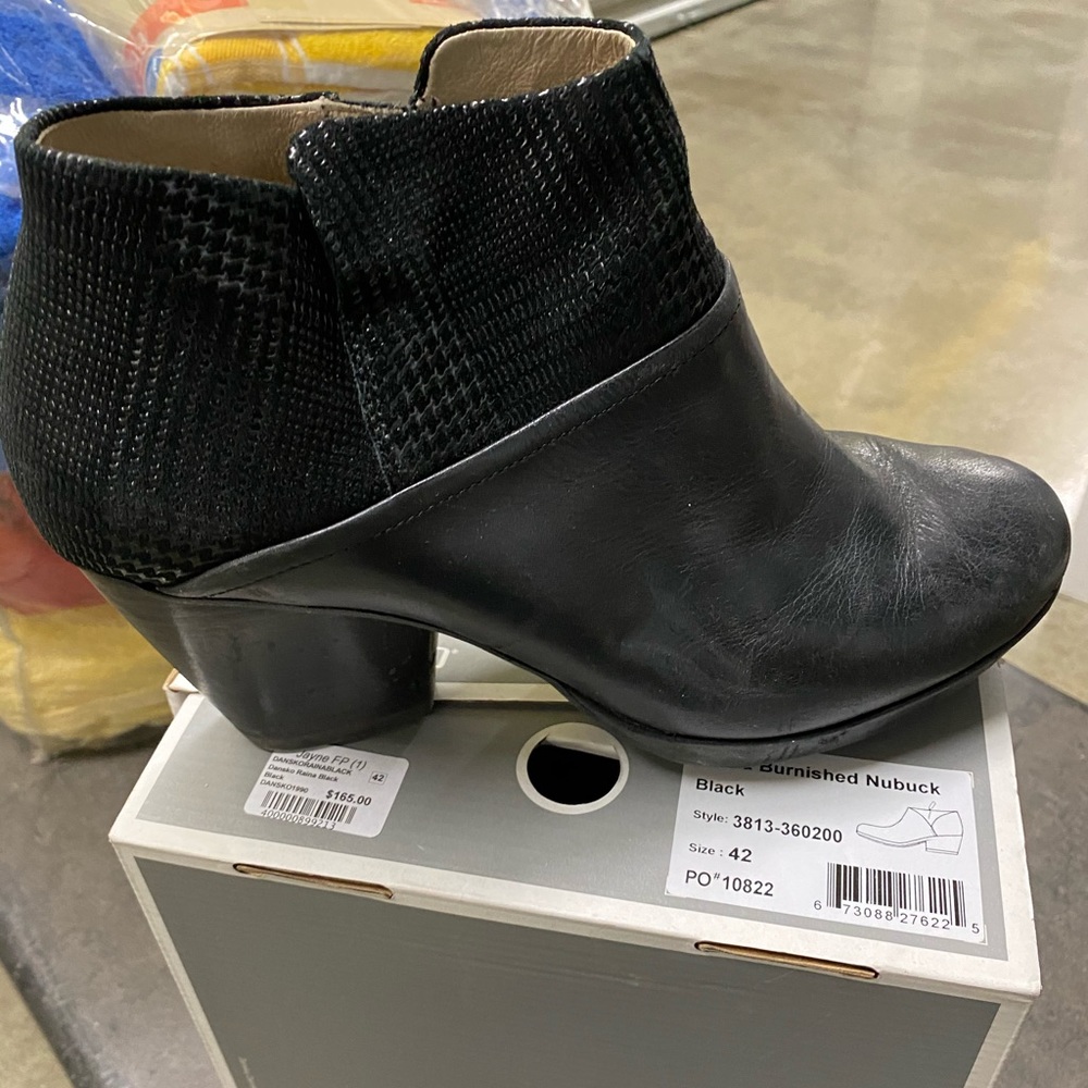Dansko  Black Shoe Boats, European size 42